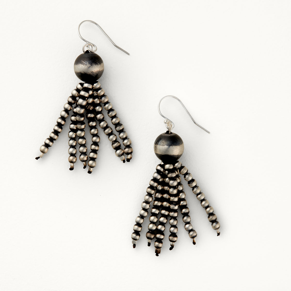 Santa Fe Pearl Baby Tassel Earrings