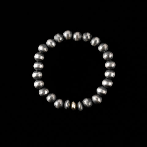 Sterling Silver Santa Fe Pearls with Sterling Silver Rondelles