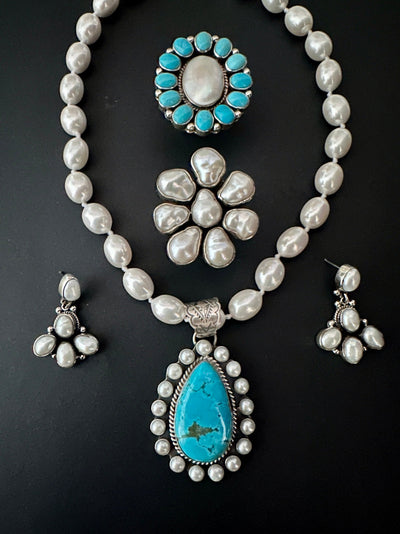 Layering Pearls & Turquoise: Effortless Southwestern Chic