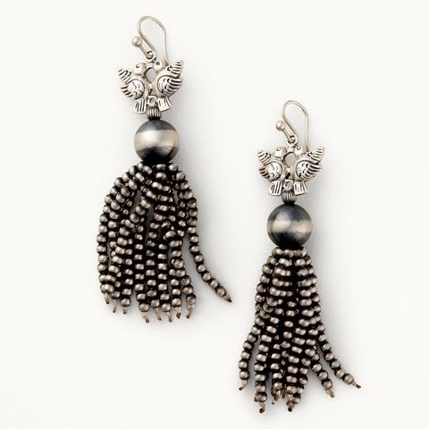 "Love Birds" Santa Fe Pearl Earrings