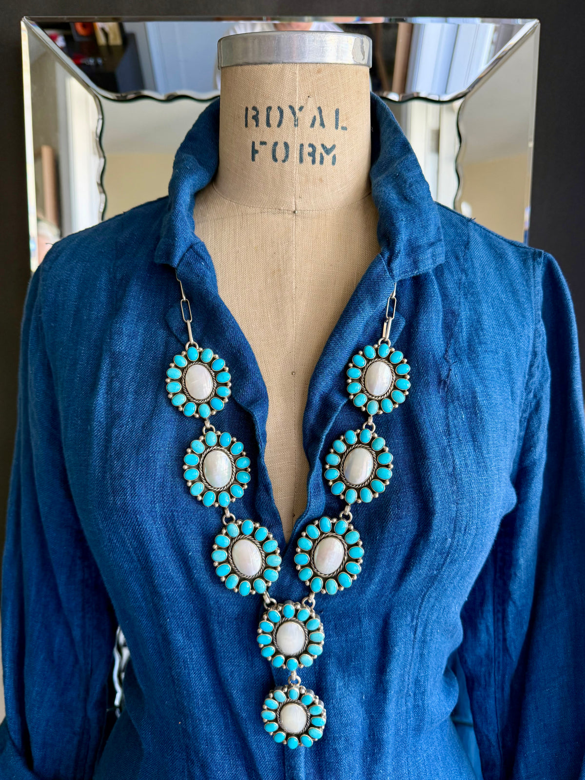 Sleeping Beauty Turquoise Necklace