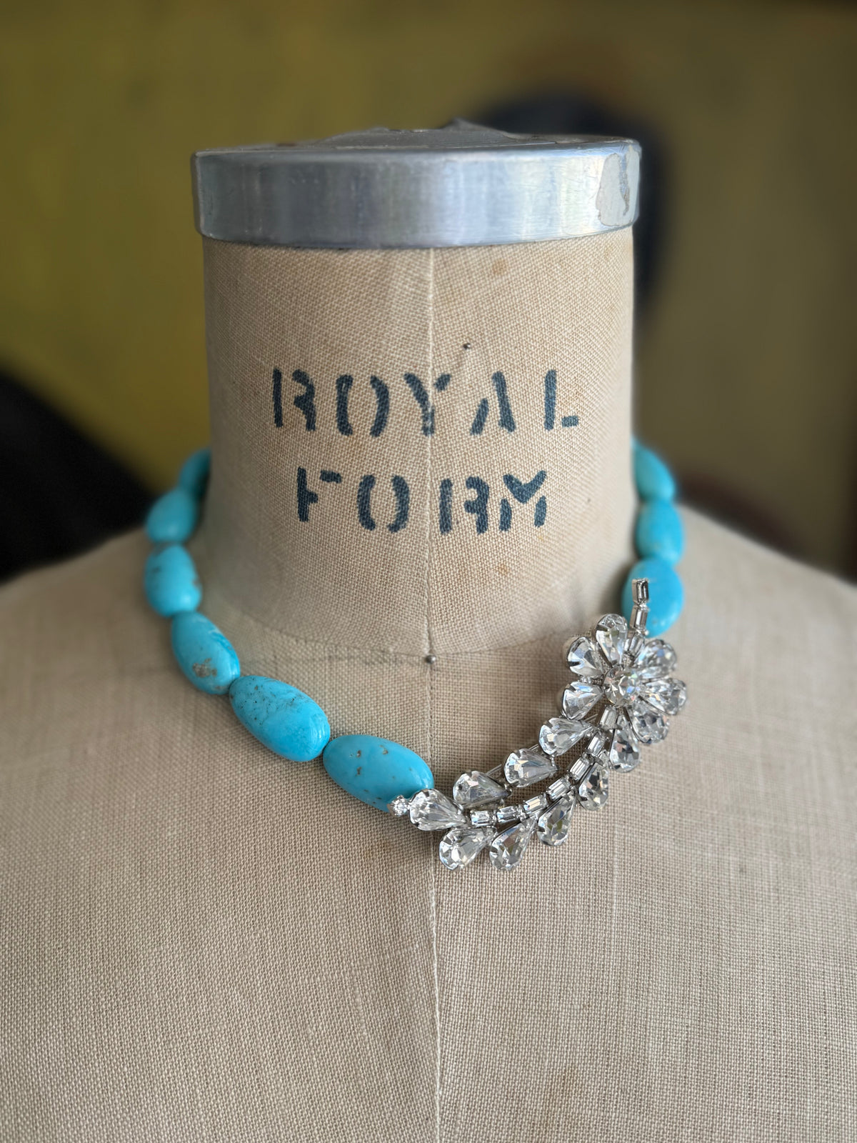 Rhinestone Turquoise Necklaces