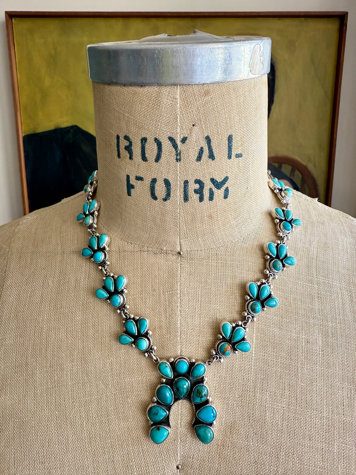 Turquoise Squash Blossom Necklaces