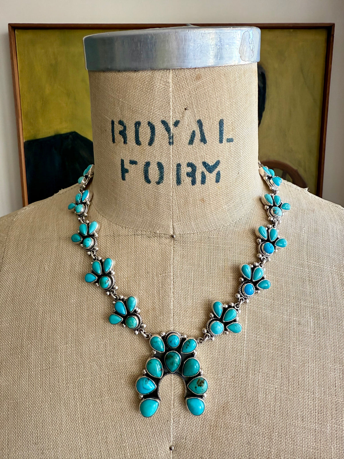 Turquoise Squash Blossom Necklaces