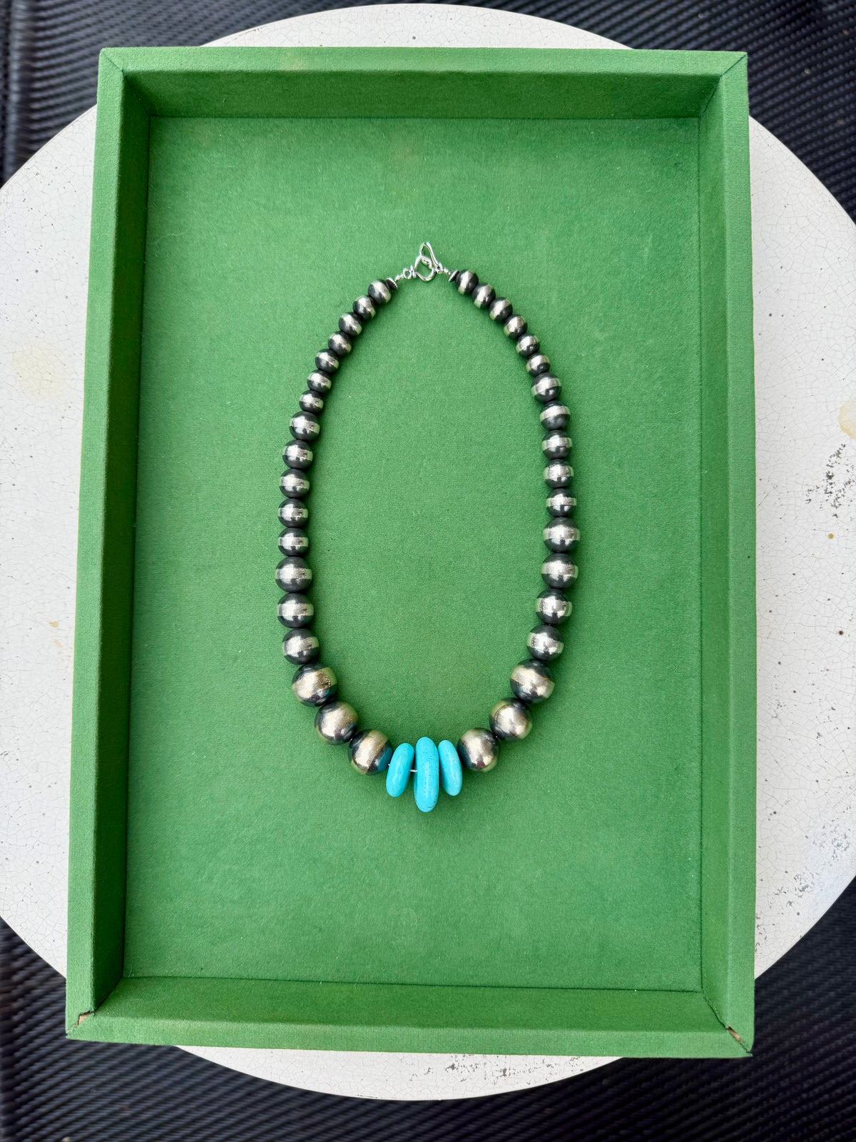 Navajo Pearl and Turquoise Necklaces