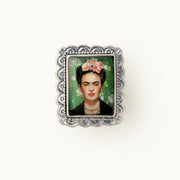 Frida Kahlo Sterling Silver Adjustable Ring