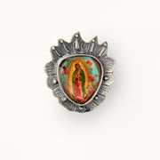 Our Lady of Guadalupe Sterling Silver Adjustable Ring