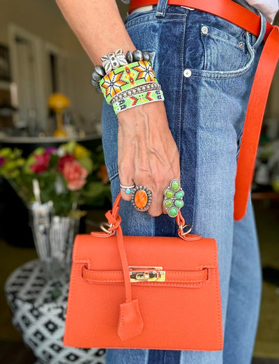 Orange & Green + Summer Scene