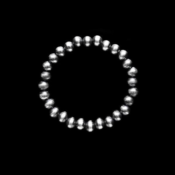 Santa Fe Pearl Stretch  Bracelet - 7mm bead