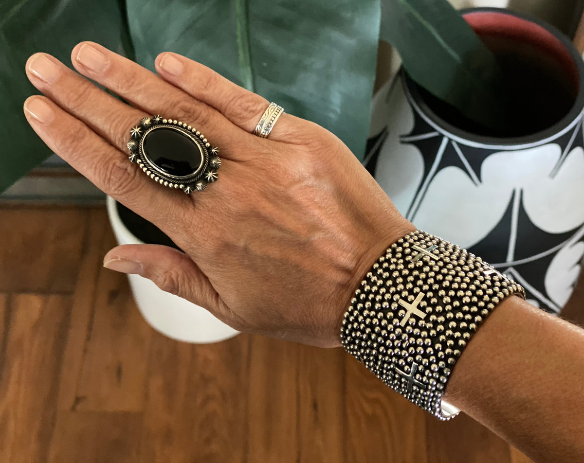 Ronnie Willie Cuff and Onyx Ring: 40% Off
