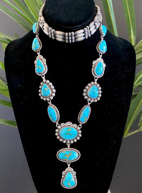 'Randall Endito' Inspired Turquoise Navajo Necklace – Shoofly505