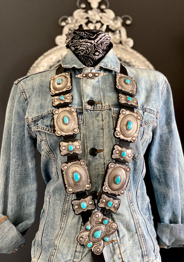 Roland Dixon Concho Belt 40% Off